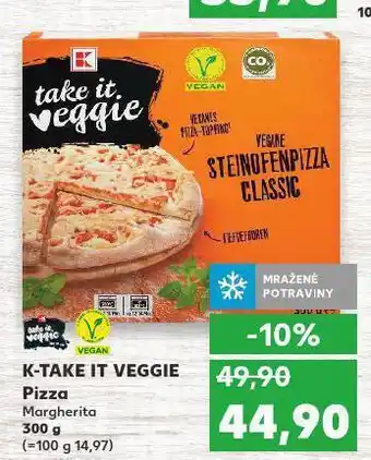 Kaufland K-take it veggie pizza nabídka