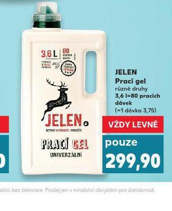 Kaufland Jelen prací gel nabídka