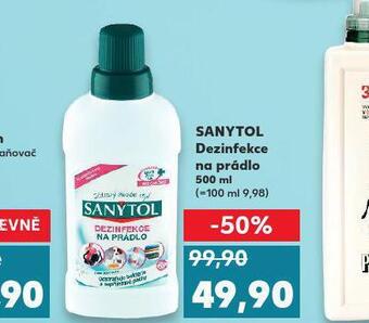 Kaufland Sanytol dezinfekce na prádlo nabídka