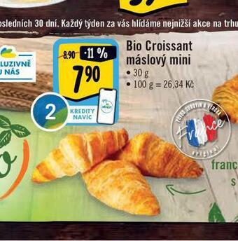Albert Bio croissant máslový mini nabídka