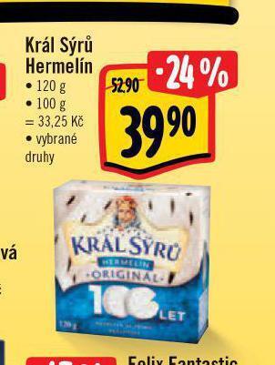 Albert Král sýrů hermelín nabídka