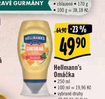 Albert Hellmann´s  omáčka nabídka