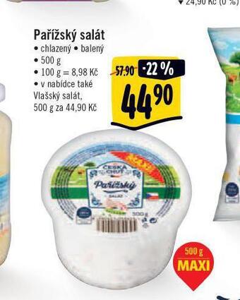 Albert Pařížský salát nabídka