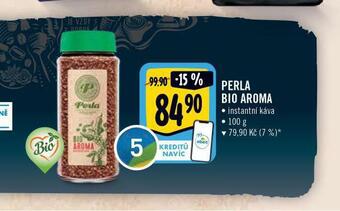 Albert Perla bio aroma instantní káva nabídka