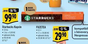 Albert Starbucks kapsle nabídka