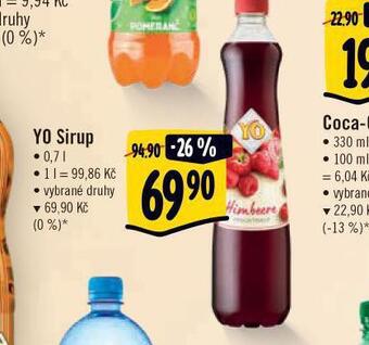 Albert Yo sirup nabídka