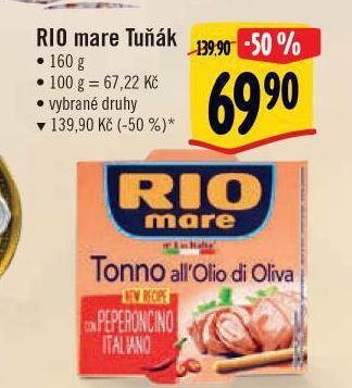 Albert Rio mare tuňák nabídka