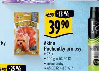 Albert Akinu pochoutky pro psy nabídka
