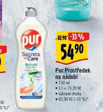 Albert Pur prostředek na nádobí nabídka