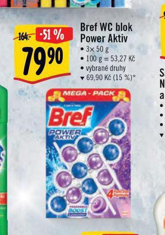 Albert Bref wc blok power aktiv nabídka