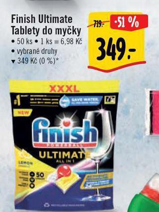 Albert Finish ultimate tablety do myčky nabídka