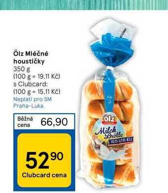 Tesco Ölz mléčné houstičky 350 g nabídka