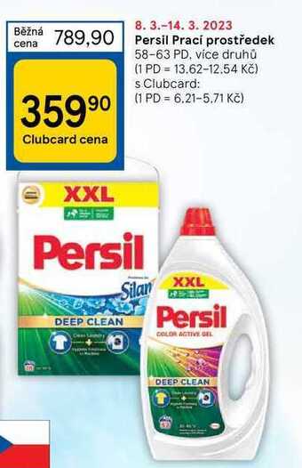 Tesco Persil prací prostředek 58-63 pd nabídka