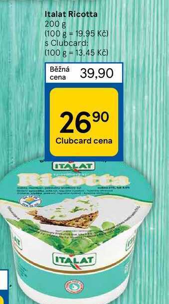 Tesco Italat ricotta 200 g nabídka