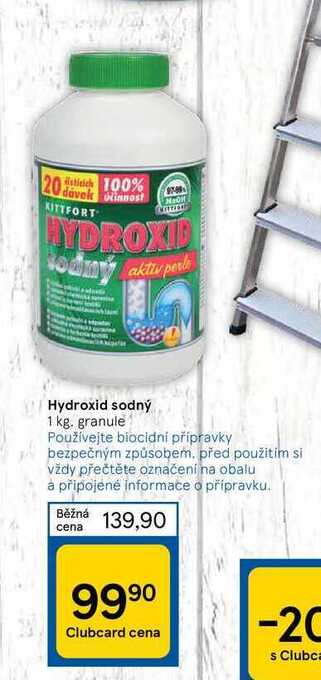 Tesco Hydroxid sodný 1 kg nabídka