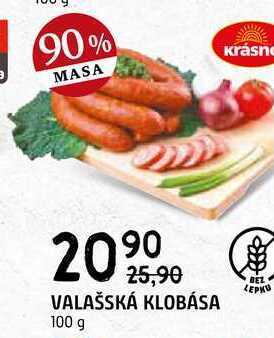 Terno Valašská klobása 100 g nabídka