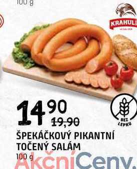Terno Špekáčkový pikantní točený salám 100 g nabídka