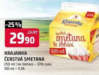 Terno Krajanka čerstvá smetana 250 ml nabídka