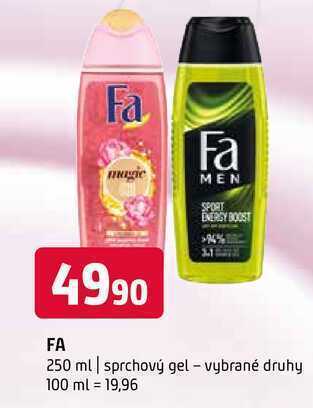 Terno Fa 250 ml sprchový gel nabídka