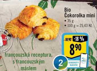 Albert Bio čokorolka mini • 35 g nabídka