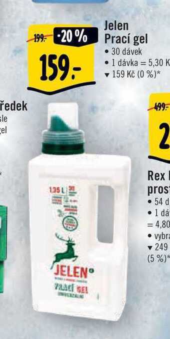 Albert Jelen prací gel • 30 dávek nabídka