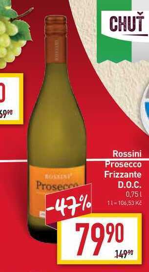 Rossini prosecco frizzante d.o.c. 0,75l