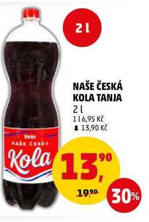 Penny Market Naše česká kola tanja, 2 l nabídka