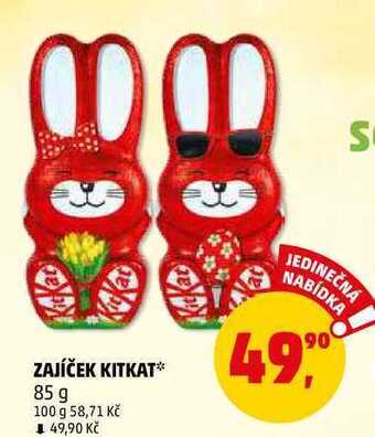 Penny Market Zajíček kitkat, 85 g nabídka
