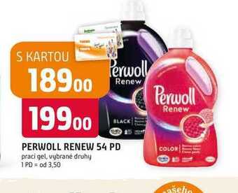 Trefa Perwoll prací prostředek 54 dávek, vybrané druhy nabídka