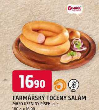 Trefa Farmářský točený salám 100 g nabídka