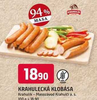 Trefa Krahulecká klobása 100 g nabídka