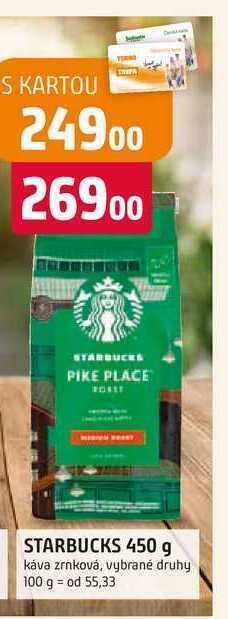 Trefa Starbucks 450 g káva zrnková, vybrané druhy nabídka