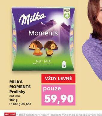 Kaufland Milka moments nabídka