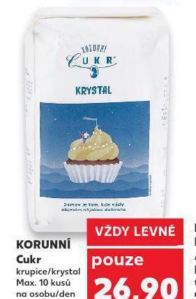 Kaufland Korunní cukr nabídka