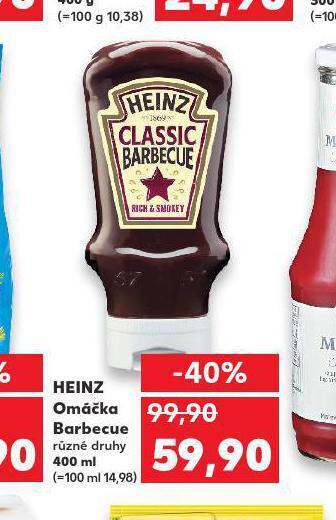 Kaufland Heinz omáčka nabídka