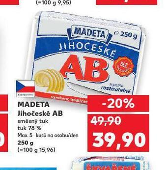 Kaufland Madeta jihočeské ab nabídka