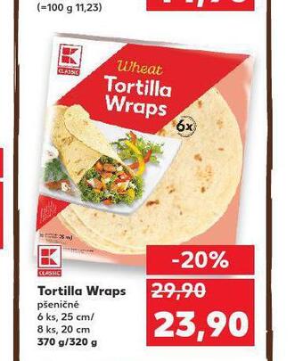 Kaufland Tortilla wraps nabídka