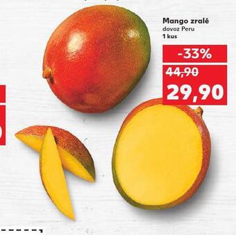 Kaufland Mango zralé nabídka