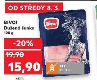 Kaufland Bivoj dušená šunka nabídka