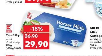 Kaufland Tvarůžky mini nabídka