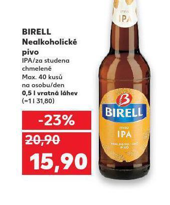 Kaufland Pivo birell nealko nabídka