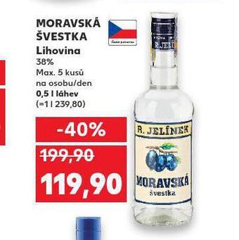 Kaufland Moravská švestka nabídka
