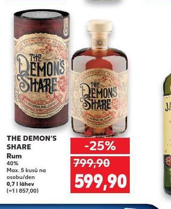 Kaufland The demon´s share rum nabídka