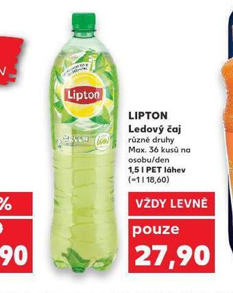 Kaufland Lipton ledový čaj nabídka