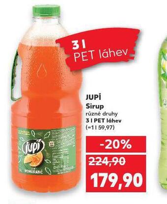 Kaufland Jupí sirup nabídka