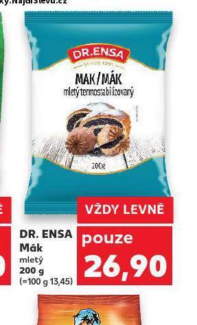 Kaufland Dr. ensa mák nabídka