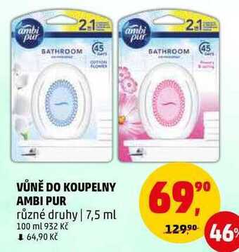 Penny Market Vůně do koupelny ambi pur, 7,5 ml nabídka