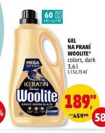 Penny Market Gel na praní woolite, 3,6 l nabídka
