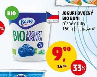 Penny Market Jogurt ovocný bio boni, 150 g nabídka