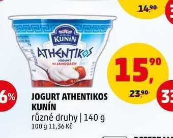 Penny Market Jogurt athentikos kunín, 140 g nabídka